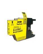 Compatible BROTHER LC-1240Y Inkt Cartridge Geel van 247print.nl