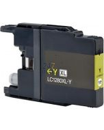 Compatible BROTHER LC-1280XLY Inkt Cartridge  Geel van 247print.nl