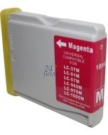 Compatible BROTHER LC-970M Inkt Cartridge  Magenta van 247print.nl