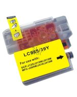 Compatible BROTHER LC-985Y Inkt Cartridge  Geel van 247print.nl