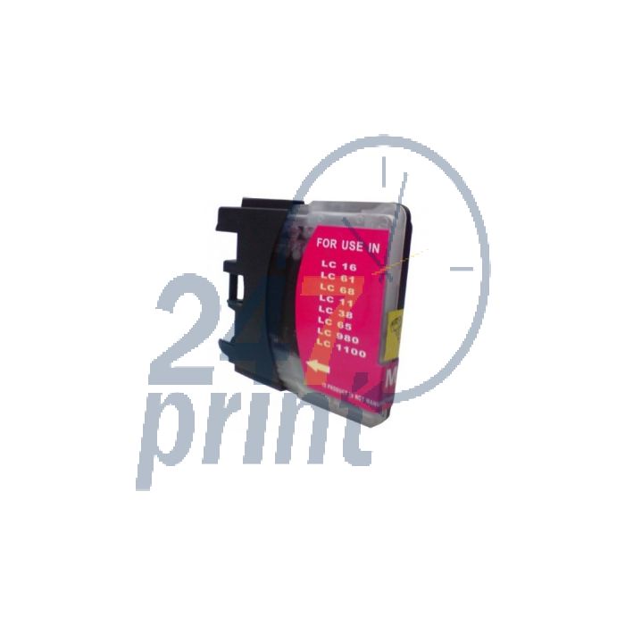 Compatible BROTHER LC-1100M Inkt Cartridge Magenta van 247print.nl