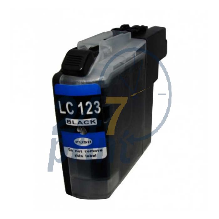 Compatible BROTHER LC-123BK Inkt Cartridge  Zwart van 247print.nl