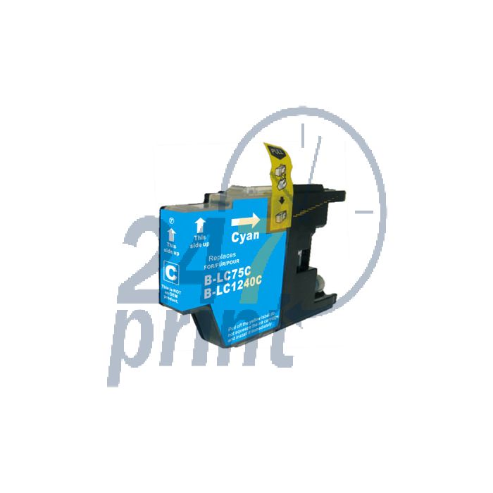 Compatible BROTHER LC-1240C Inkt Cartridge Cyaan van 247print.nl
