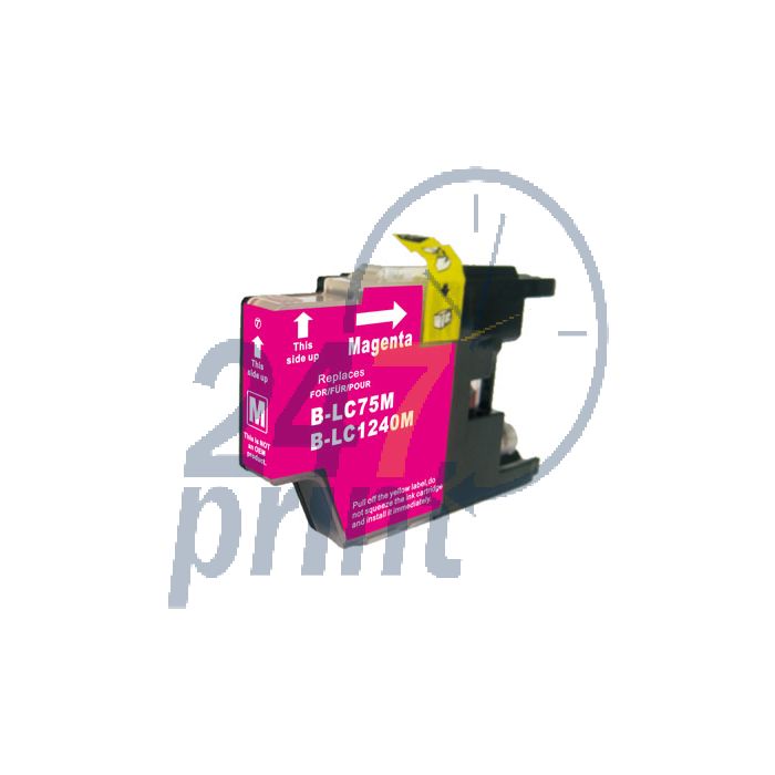 Compatible BROTHER LC-1240M Inkt Cartridge Magenta van 247print.nl