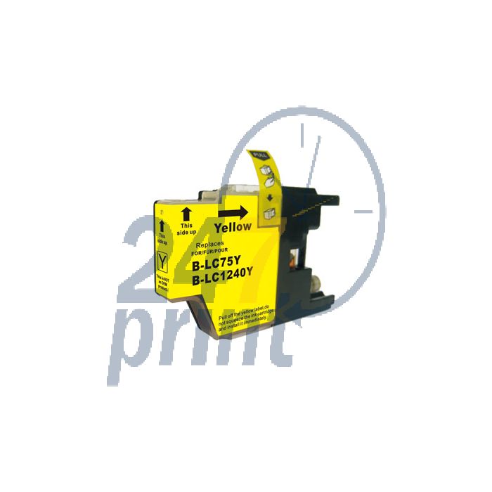 Compatible BROTHER LC-1240Y Inkt Cartridge Geel van 247print.nl