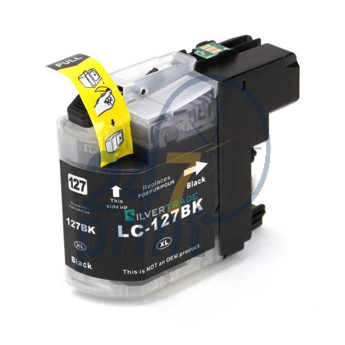 Compatible BROTHER LC-127XLBK Inkt Cartridge  Zwart van 247print.nl
