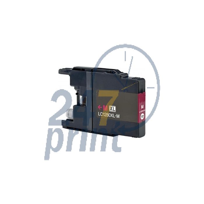 Compatible BROTHER LC-1280XLM Inkt Cartridge  Magenta van 247print.nl