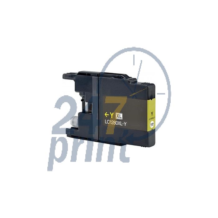 Compatible BROTHER LC-1280XLY Inkt Cartridge Geel van 247print.nl