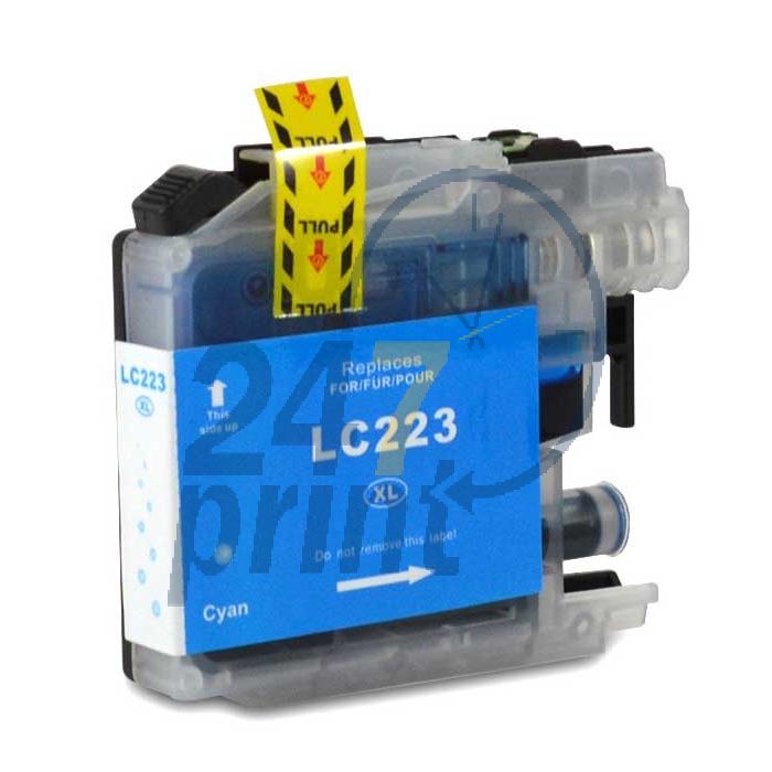 Compatible BROTHER LC-223C Inkt Cartridge Cyaan van 247print.nl