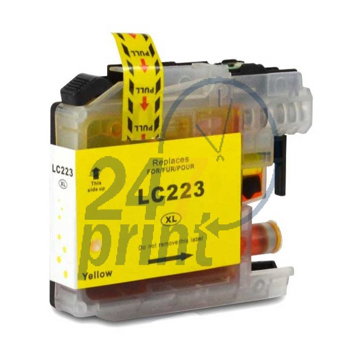 Compatible BROTHER LC-223Y Inkt Cartridge  Geel van 247print.nl