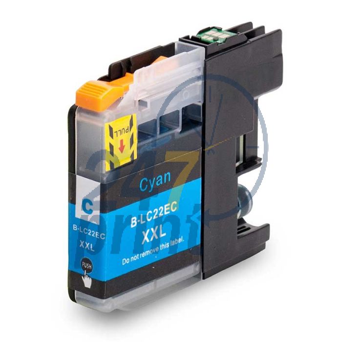 Compatible BROTHER LC-22EC Inkt Cartridge  Cyaan van 247print.nl