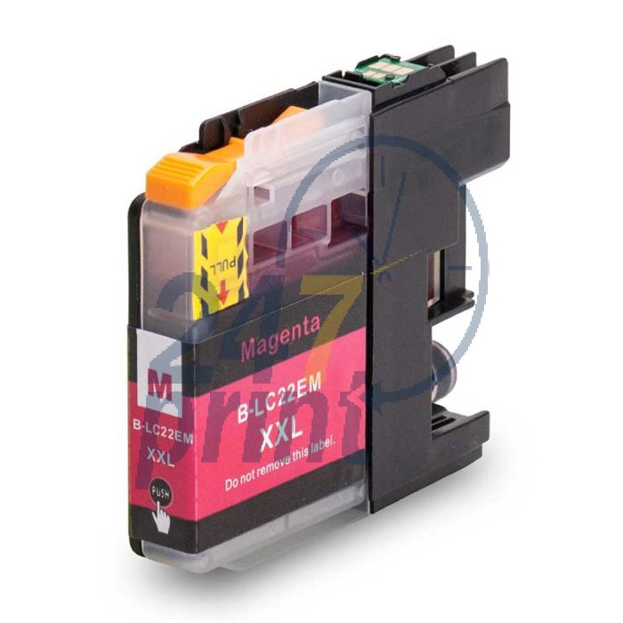Compatible BROTHER LC-22EM Inkt Cartridge  Magenta van 247print.nl