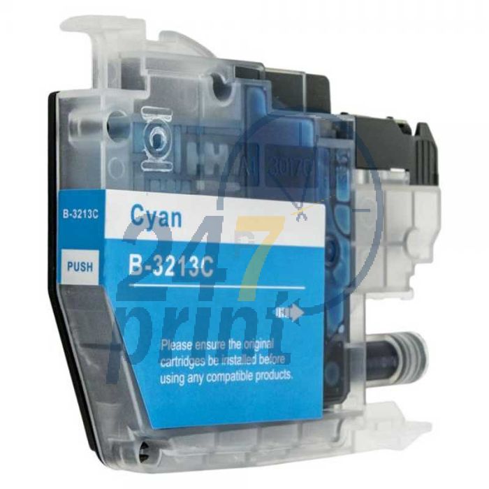 Compatible BROTHER LC-3213C Inkt Cartridge Cyaan van 247print.nl