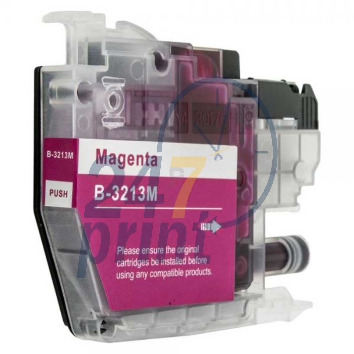 Compatible BROTHER LC-3213M Inkt Cartridge Magenta van 247print.nl