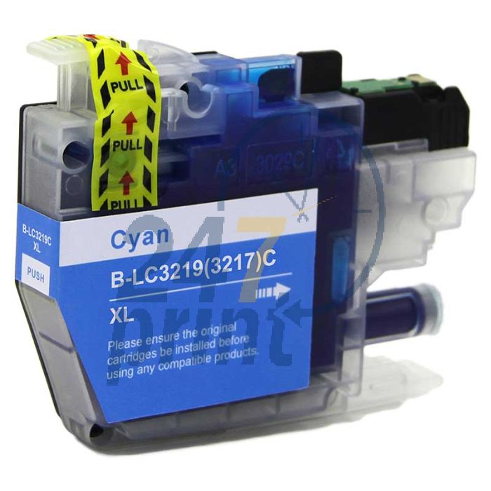 Origineel BROTHER LC-3219XL C Cyaan Inkt Cartridge Cyaan van 247print.nl