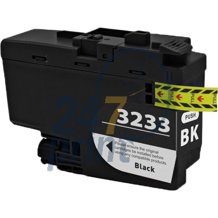 Compatible BROTHER LC-3233BK Inkt Cartridge  Zwart van 247print.nl