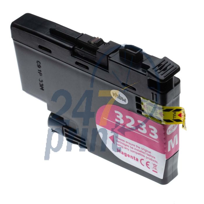 Compatible BROTHER LC-3233M Inkt Cartridge  Magenta van 247print.nl