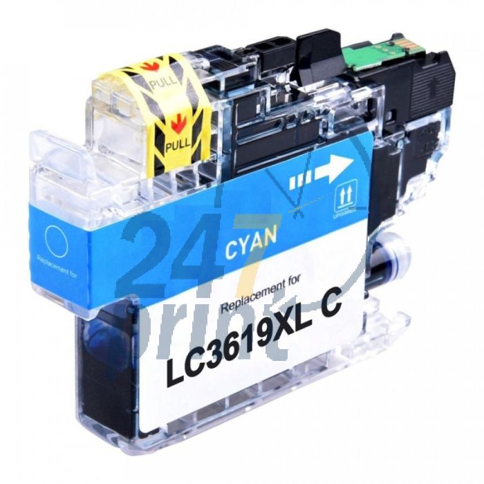 Compatible BROTHER LC-3619XL C Inkt Cartridge Cyaan van 247print.nl
