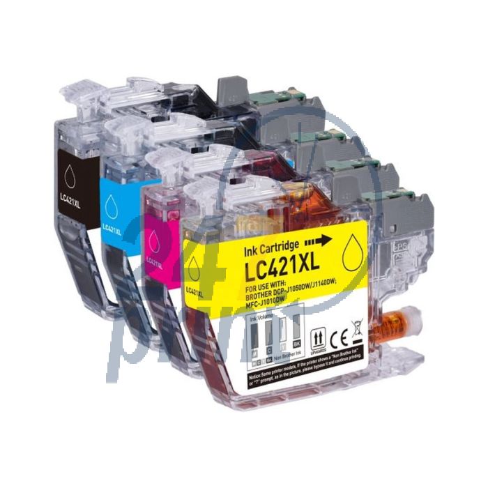 Compatible BROTHER LC-421XL Inkt Cartridge  Magenta van 247print.nl