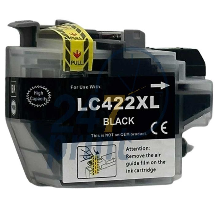Compatible BROTHER LC-422XL / LC422XL Inkt Cartridge  Zwart van 247print.nl