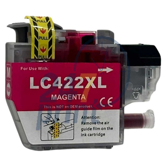 Compatible BROTHER LC-422XL Inkt Cartridge  Magenta van 247print.nl