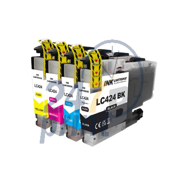 Compatible BROTHER LC-424 Inkt Cartridge  Magenta van 247print.nl