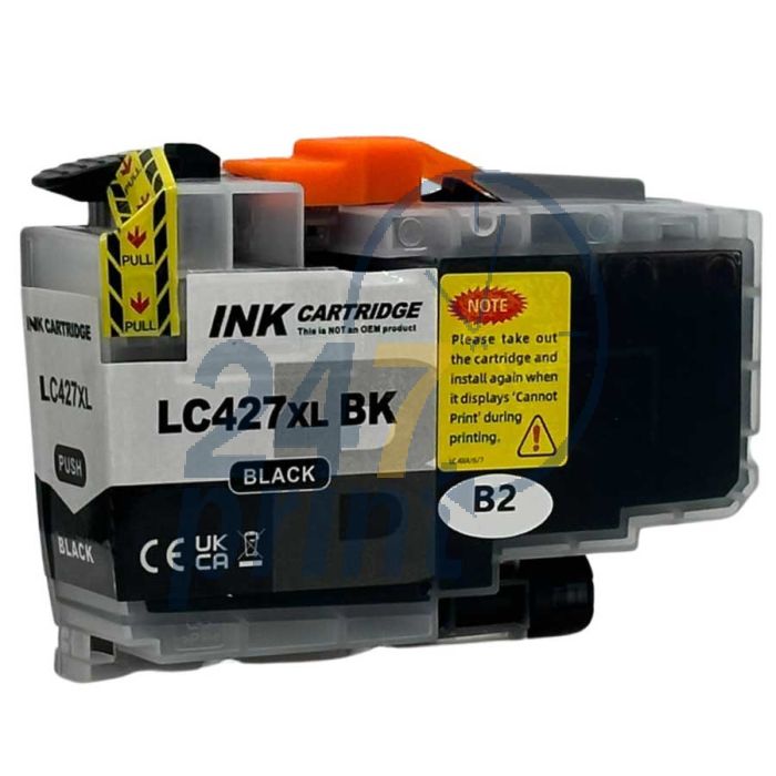 Compatible BROTHER LC-427XL Inkt Cartridge Zwart van 247print.nl