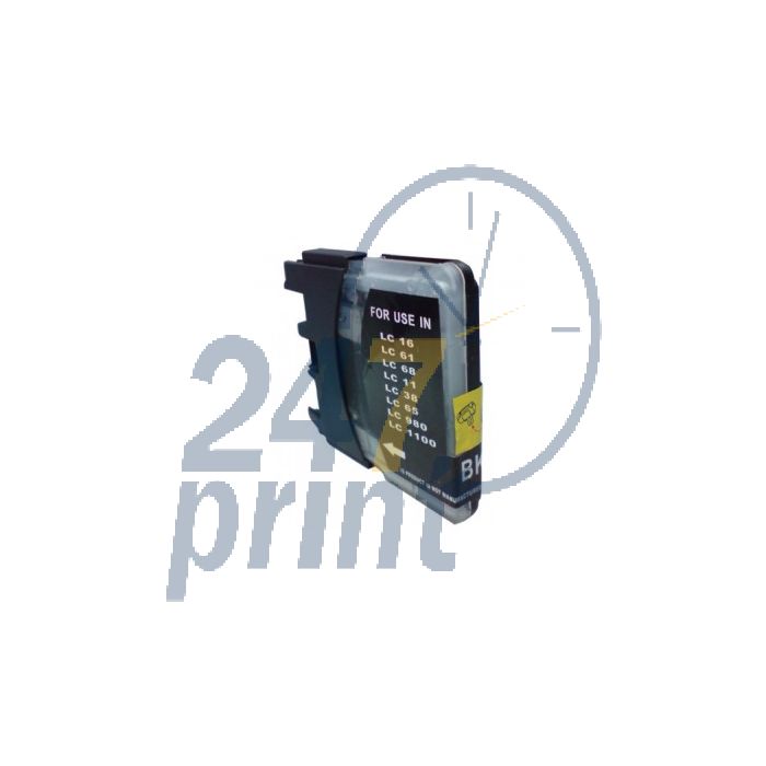 Compatible BROTHER LC-980 BK Inkt Cartridge  Zwart van 247print.nl