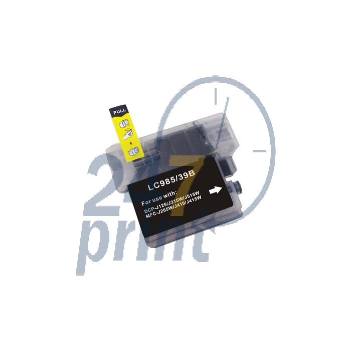 Compatible BROTHER LC-985BK Inkt Cartridge  Zwart van 247print.nl