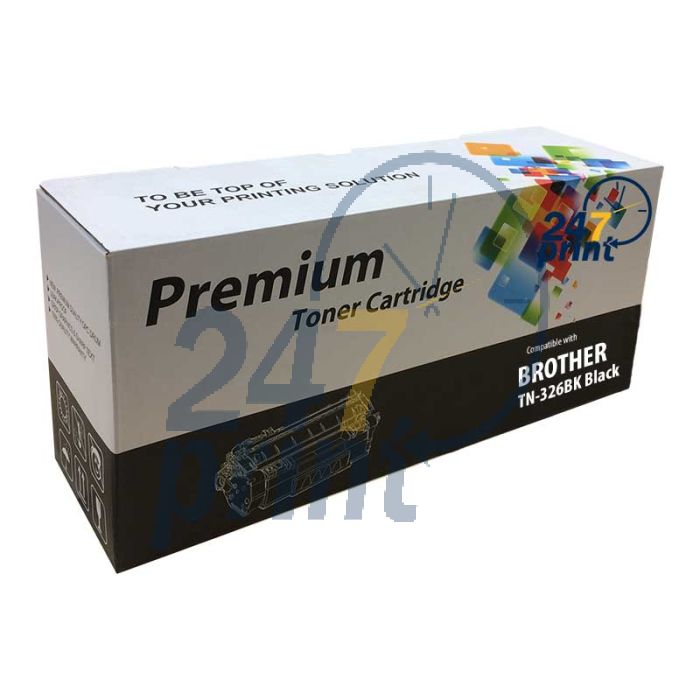 Compatible BROTHER TN-326BK Toner Cartridge Zwart van 247print.nl