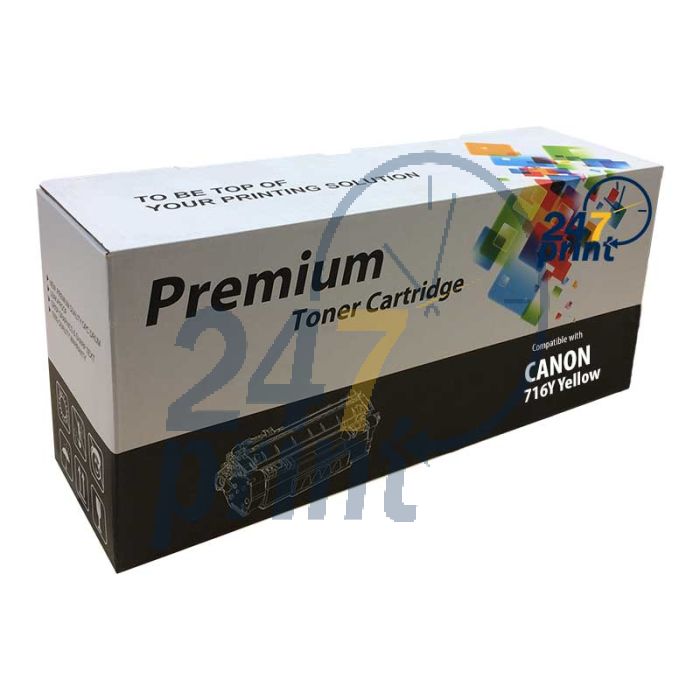 Compatible CANON 716Y Toner Cartridge  Geel van 247print.nl