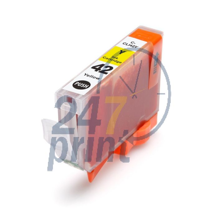 Compatible CANON CLI-42Y Inkt Cartridge Geel van 247print.nl