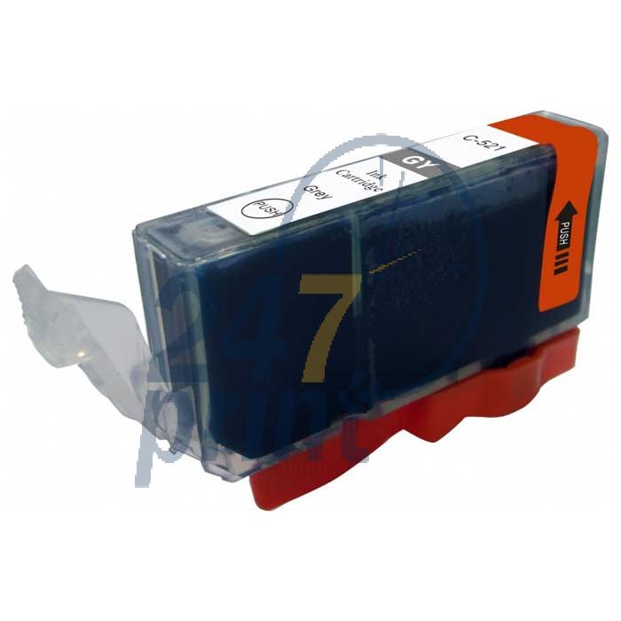 Compatible CANON CLI-521GY Inkt Cartridge Grijs van 247print.nl