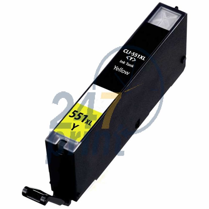 Compatible CANON CLI-551XLY Inkt Cartridge  Geel van 247print.nl