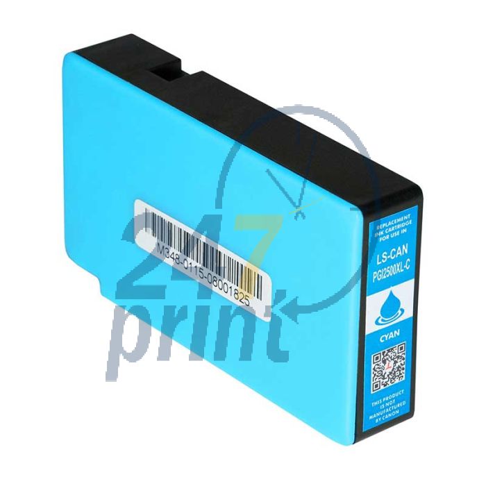 Compatible CANON Pgi-2500xlc Inkt Cartridge  Cyaan van 247print.nl