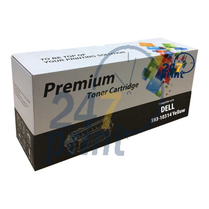 Compatible DELL 593-10314 / FM066 Toner Cartridge  Geel van 247print.nl
