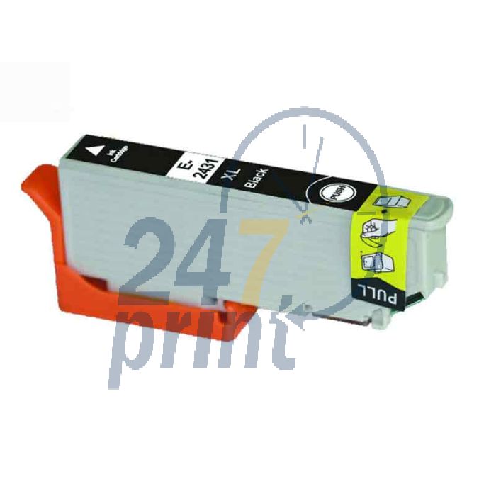 Compatible EPSON 24XL T2431 Inkt Cartridge  Zwart van 247print.nl