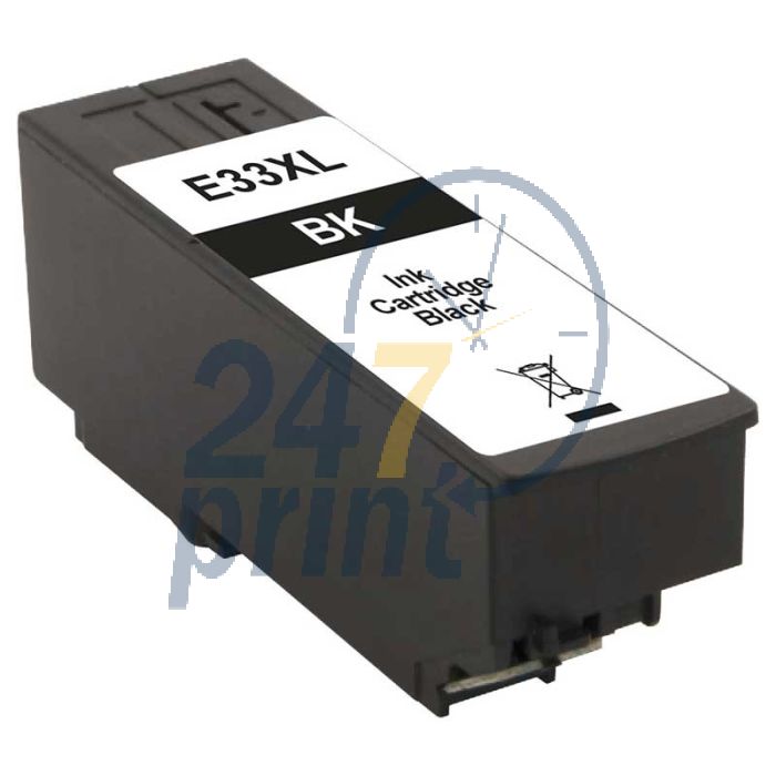 Compatible EPSON 33XL T3351 Inkt Cartridge Zwart van 247print.nl