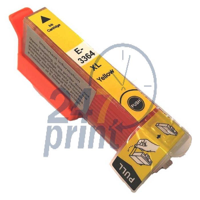 Compatible EPSON 33XL T3364 Inkt Cartridge  Geel van 247print.nl