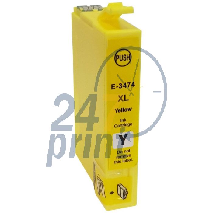 Compatible EPSON 34XL / T3474 Inkt Cartridge  Geel van 247print.nl