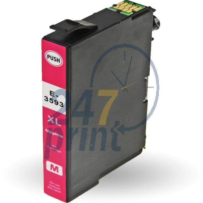 Compatible EPSON 35XL / T3593 Inkt Cartridge  Magenta van 247print.nl