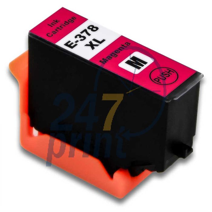 Compatible EPSON 378XL/ T3793 / C13T37934010 Inkt Cartridge  Magenta van 247print.nl