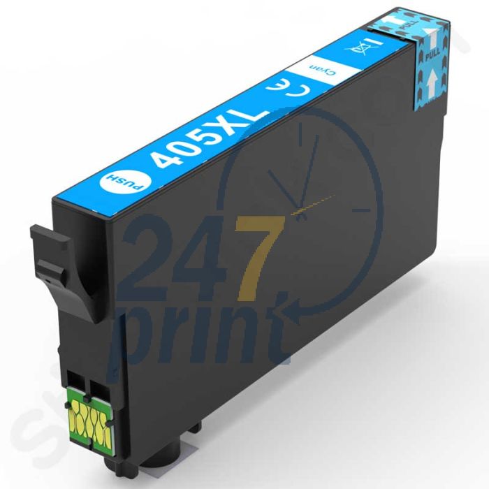 Compatible EPSON 405XL / C13T05H24010 Inkt Cartridge  Cyaan van 247print.nl