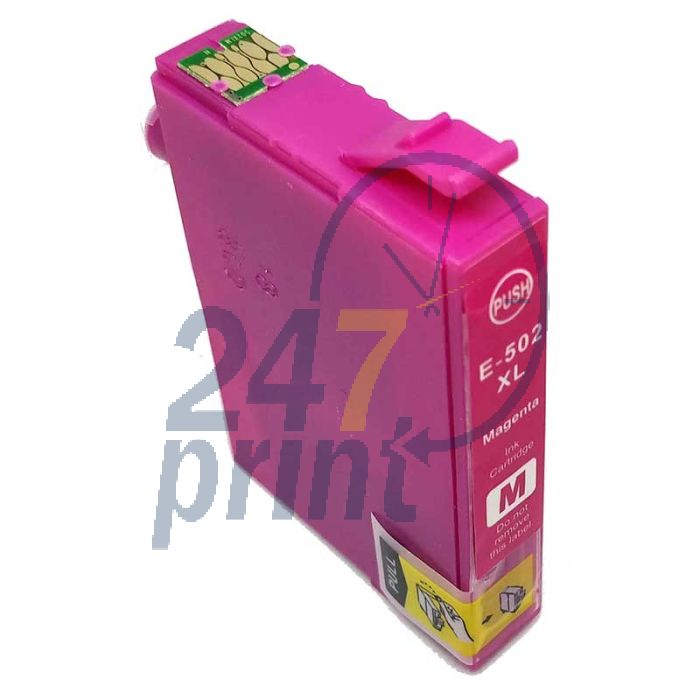 Compatible EPSON 502XL / C13T02W34010 Inkt Cartridge Magenta van 247print.nl