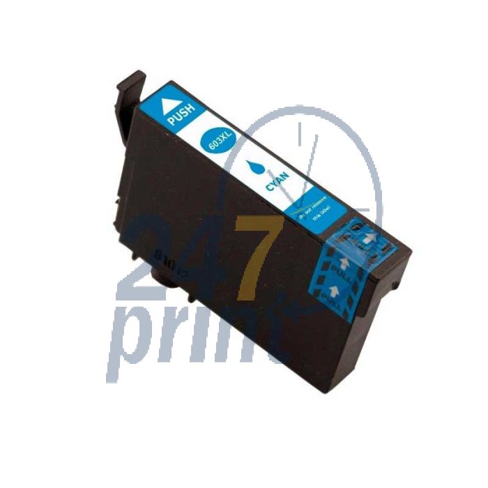 Compatible EPSON 603XL / C13T03A24010 Inkt Cartridge  Cyaan van 247print.nl