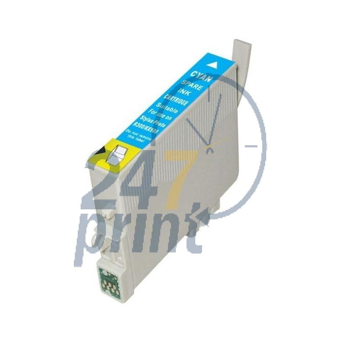 Compatible EPSON T0802 Inkt Cartridge  Cyaan van 247print.nl