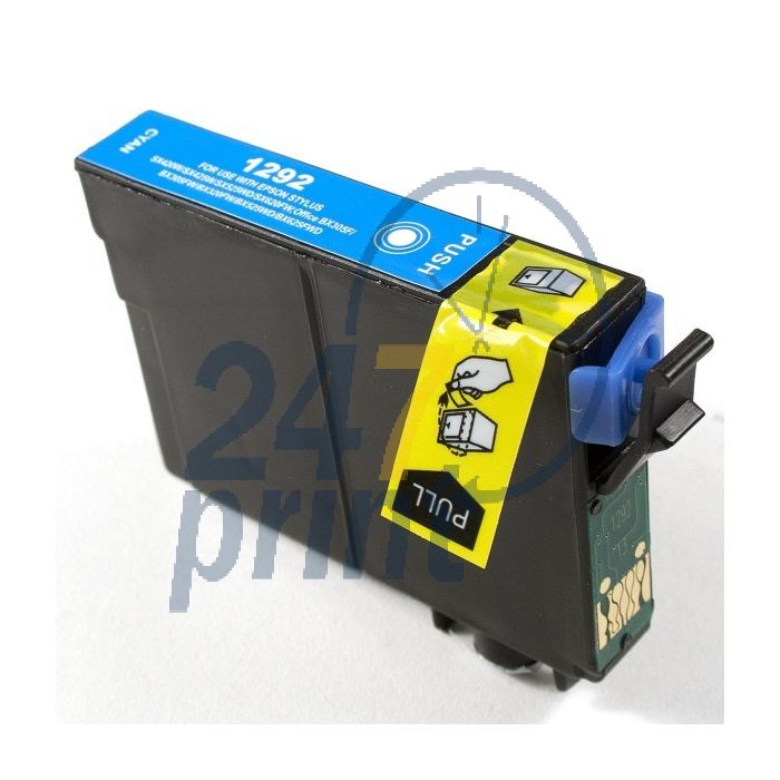 Compatible EPSON T1292 Inkt Cartridge  Cyaan van 247print.nl