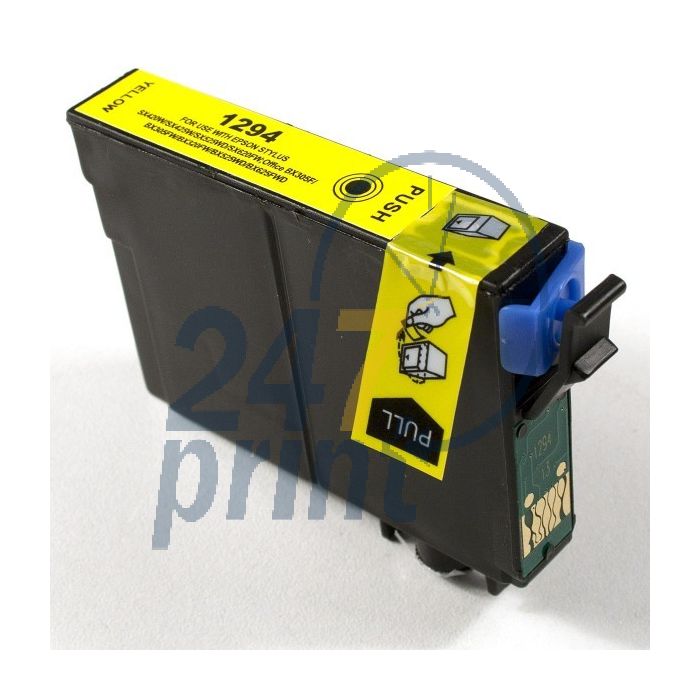 Compatible EPSON T1294 Inkt Cartridge  Geel van 247print.nl