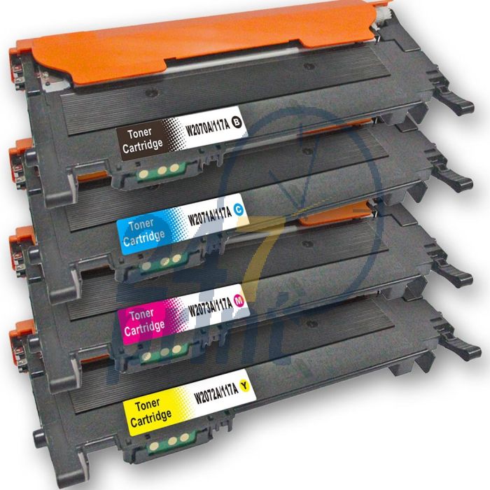 Compatible HP 117A / W2071A Toner Cartridge  Cyaan van 247print.nl