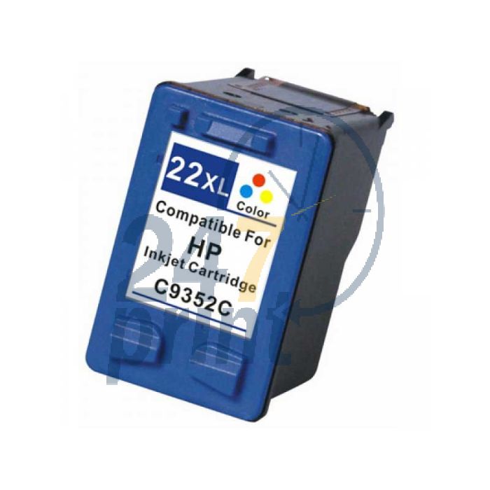 Refilled HP C9352CE Inkt Cartridge 3- Kleuren van 247print.nl